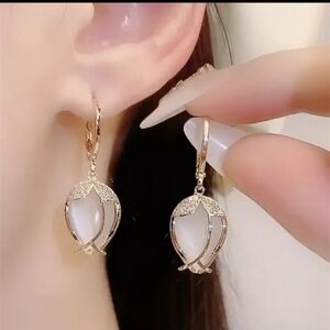 18k Gold Plated Vintage Gold Drop Earrings